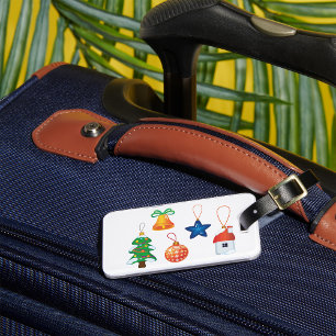 Decorative Christmas Ornaments Luggage Tag