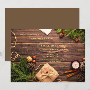 Decorative Christmas Party Invitation