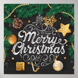 Decorative Christmas Poster