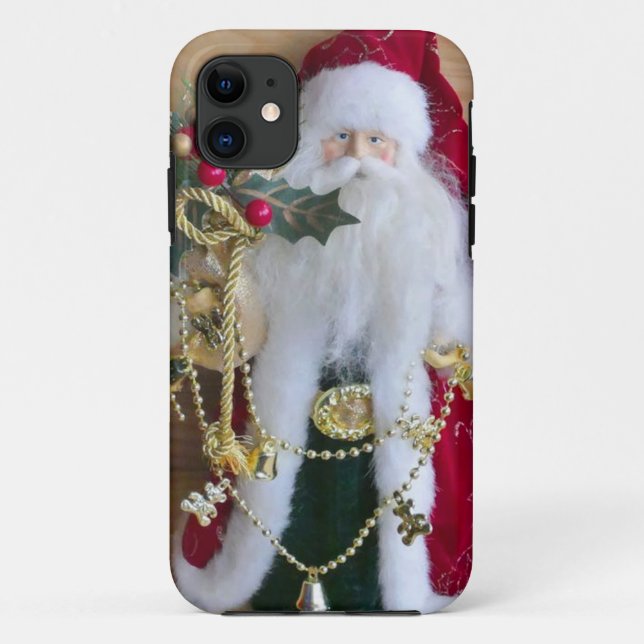 DECORATIVE CHRISTMAS SANTA Case-Mate iPhone CASE (Back)