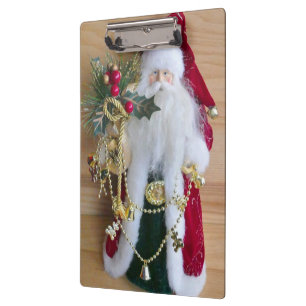 DECORATIVE CHRISTMAS SANTA CLIPBOARD