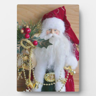 DECORATIVE CHRISTMAS SANTA PLAQUE
