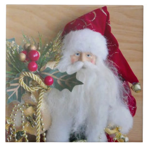 DECORATIVE CHRISTMAS SANTA TILE