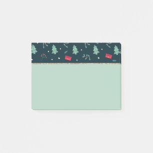 Decorative Christmas tree pattern Post-it Notes