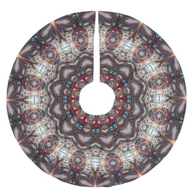 Decorative Christmas Tree Skirt (Front)