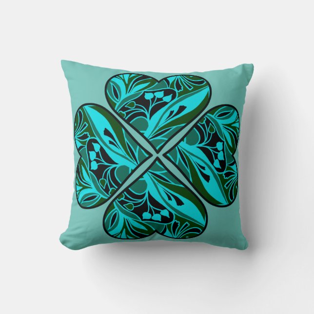 Decorative clover cushion (Front)