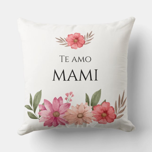 Decorative Cojin "The Best Mom in the World" Cushion (Back)