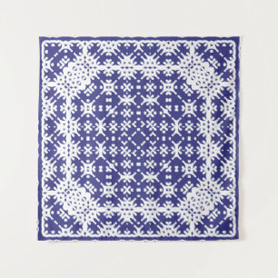 Decorative color ceramic azulejo tiles. Minimal de Tapestry