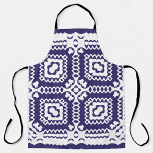 Decorative color ceramic azulejo tiles. Vintage se Apron