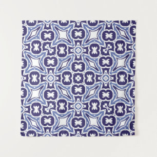 Decorative color ceramic azulejo tiles. Vintage se Tapestry