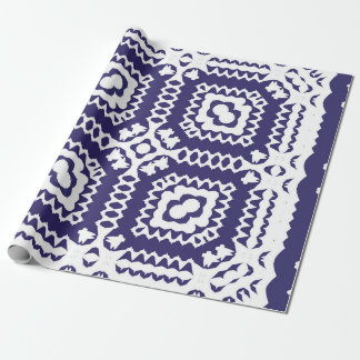 Decorative color ceramic azulejo tiles. Vintage se Wrapping Paper