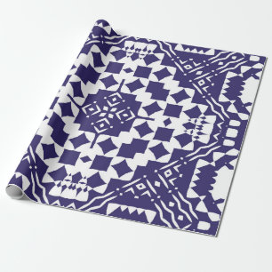 Decorative color ceramic azulejo tiles. Vintage se Wrapping Paper