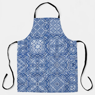 Decorative colour ceramic azulejo tiles. Coloured Apron
