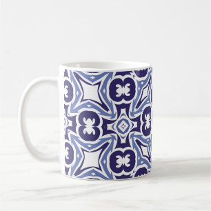 Decorative colour ceramic azulejo tiles. Vintage s Coffee Mug