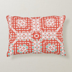 Decorative colour ceramic talavera tiles. Vintage  Cushion