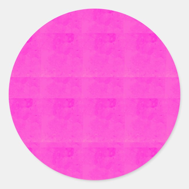 Decorative Colour Template Add Text Img  buy BLANK Classic Round Sticker (Front)