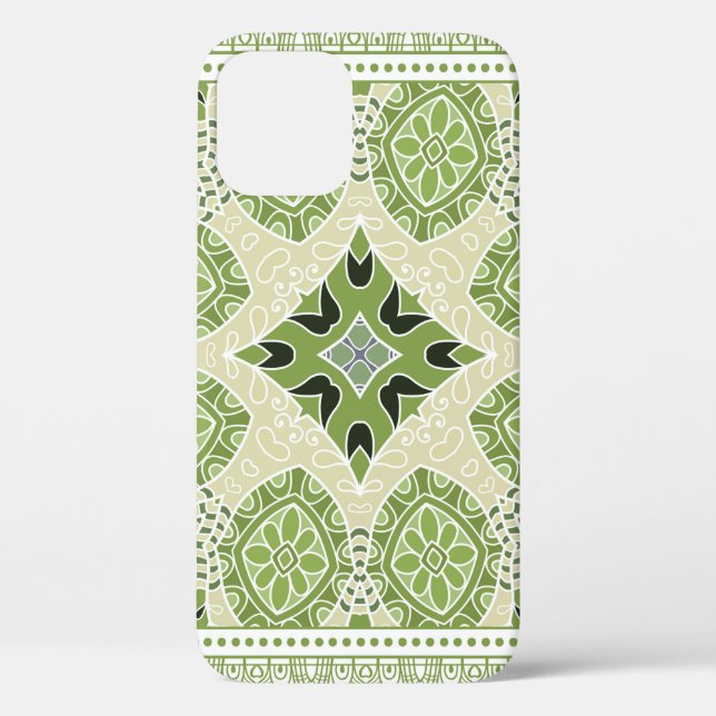 Decorative colourful ornament on white background, Case-Mate iPhone case (Back)