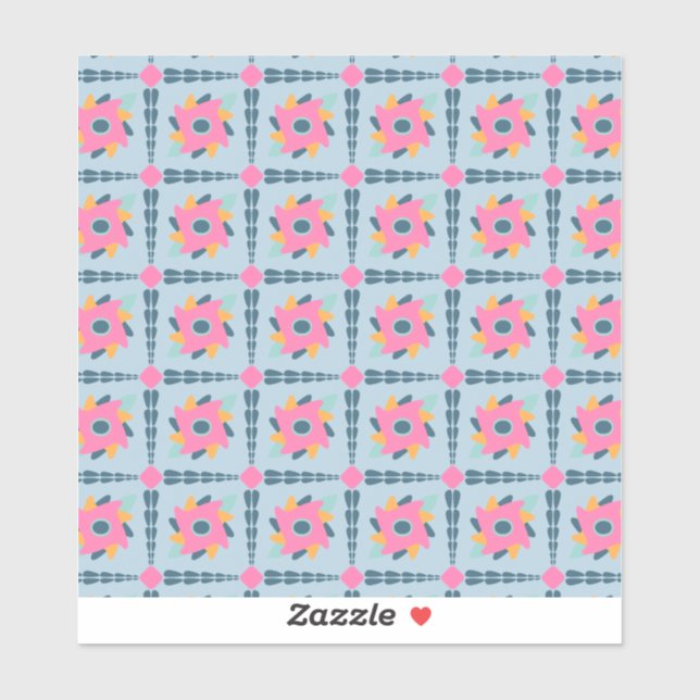 Decorative colourful tile (Sheet)