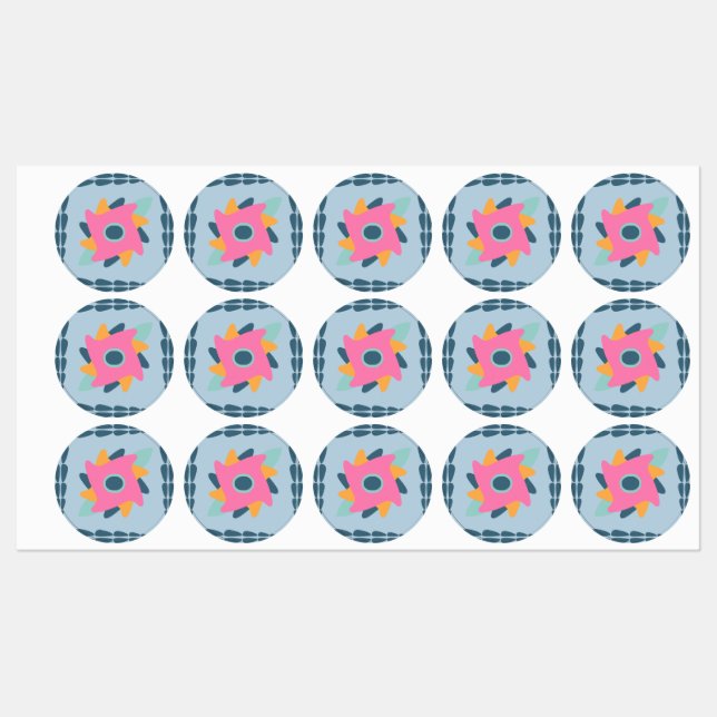 Decorative colourful tile (Sheet)