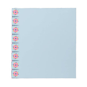 Decorative colourful tile notepad
