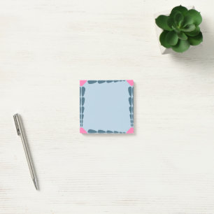 Decorative colourful tile post-it notes