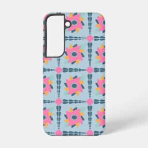 Decorative colourful tile samsung galaxy case