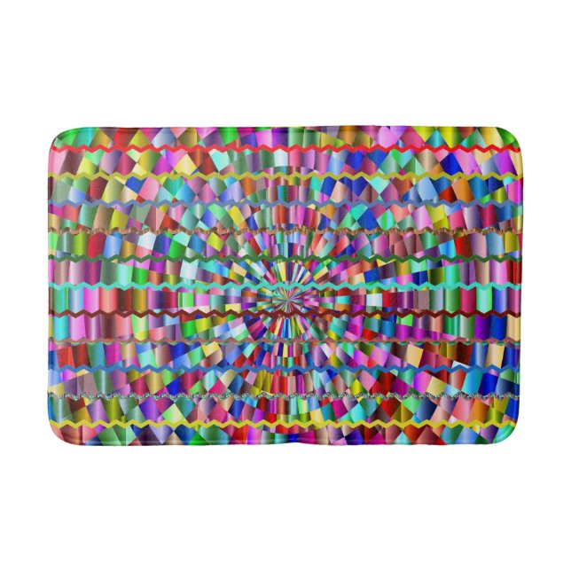 Decorative Colours Bath Mat (Front)