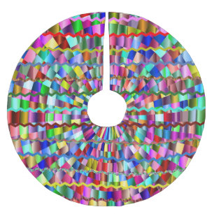 Decorative Colours Brushed Polyester Tree Skirt
