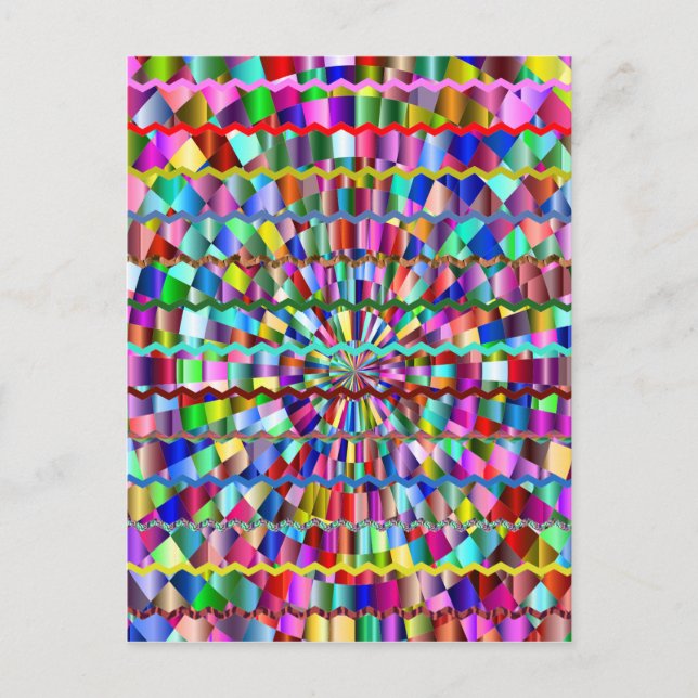 Decorative Colours Postcard (Front)