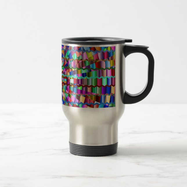 Decorative Colours Travel Mug (Right)