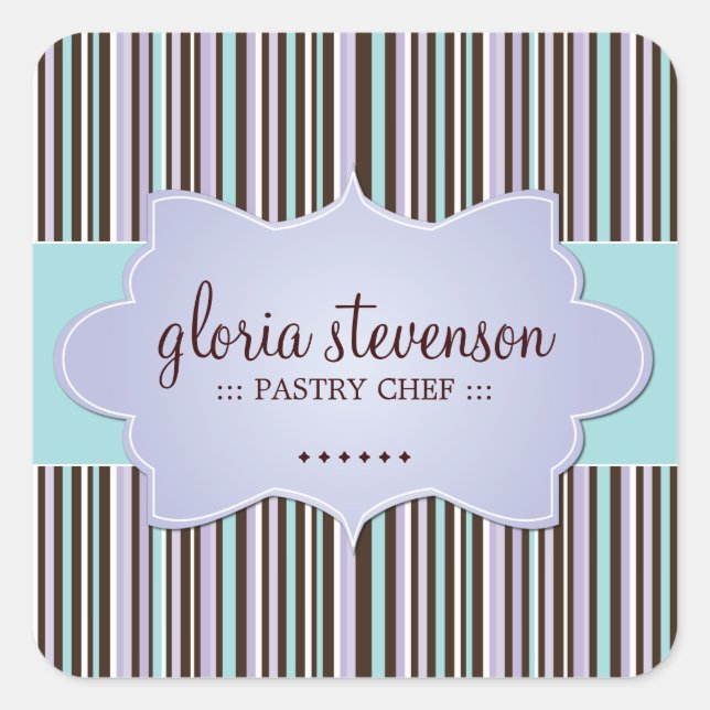 Decorative Cupcake Jar Stickers (Front)