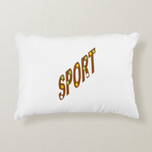 Decorative cushion children SPORT CHOCOLAT BONBONS