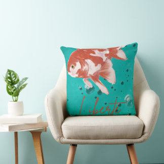 decorative cushion "Freedom" Red fish