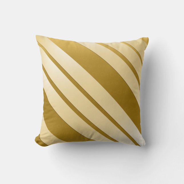 Decorative cushion GOLD decoration “Oblique Lines (Front)
