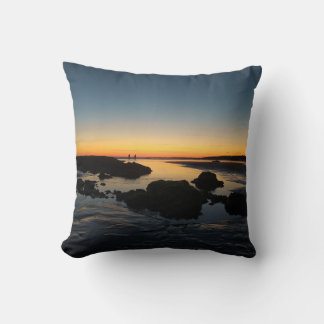 decorative cushion, sunset beach cushion