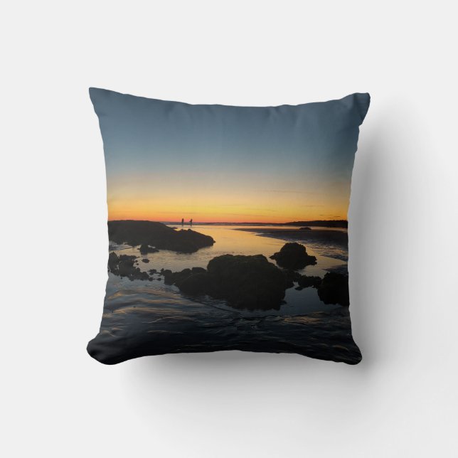 decorative cushion, sunset beach cushion (Front)