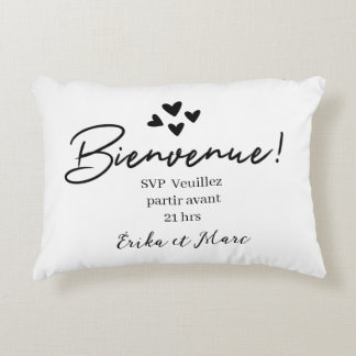 Decorative Cushions Please leave before 9:00 p.m.