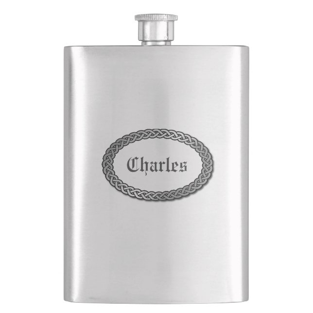 Decorative Custom Flask (Front)