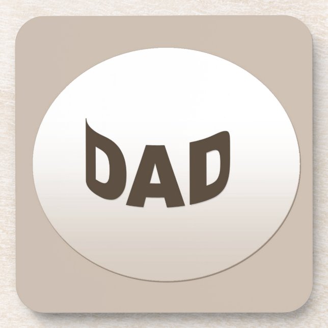 Decorative Dad Coaster (Front)