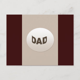 Decorative Dad Postcard