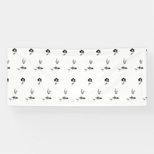 Decorative, Dark Grey, Charcoal Banner