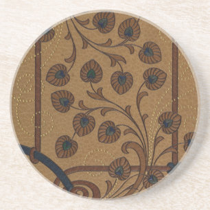 Decorative Deco Flowers Coaster
