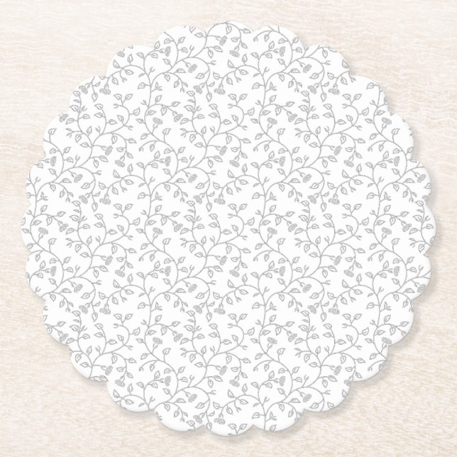 decorative Design Thirty Seven Paper Coaster (Front)