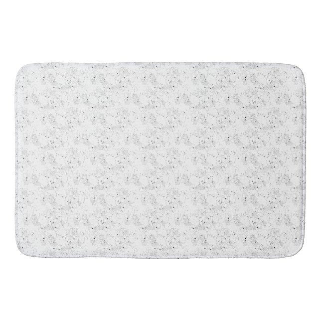 decorative Design Two Bath Mat (Front)