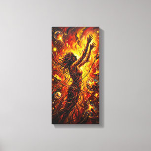 decorative digital art canvas print