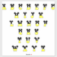 Decorative Disney Alphabet