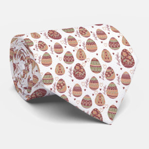 Decorative Easter Eggs Pattern   Necktie