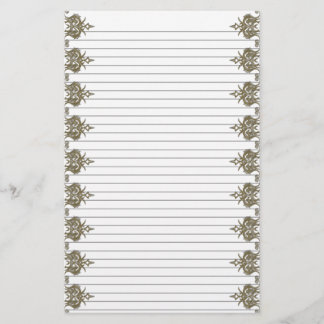 Decorative Edged Stationery - optional lines