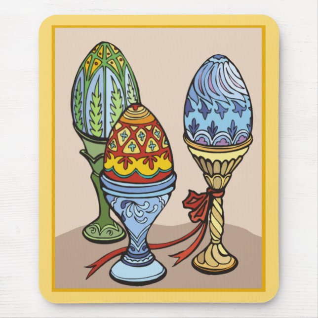 Decorative Eggs Mouse Pad (Front)