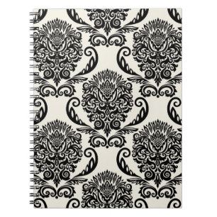 Decorative elements, freehand seamless drawing. notebook